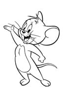 Tom en Jerry kleurplaat 11